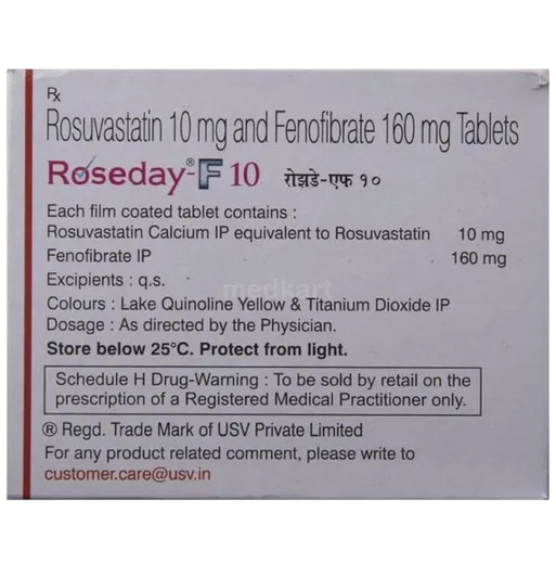 roseday f 10mg tablet 10's
